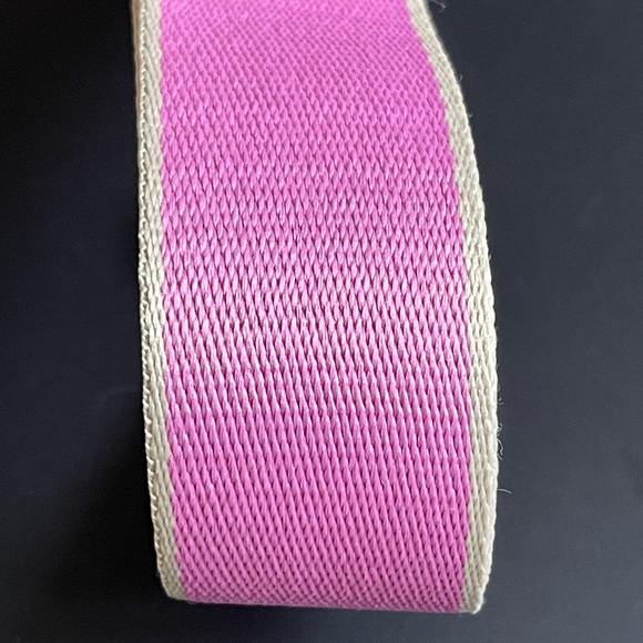 Crossbody Strap, Replacement Handbag Strap, Pink Guitar Strap - Picture 4 of 6